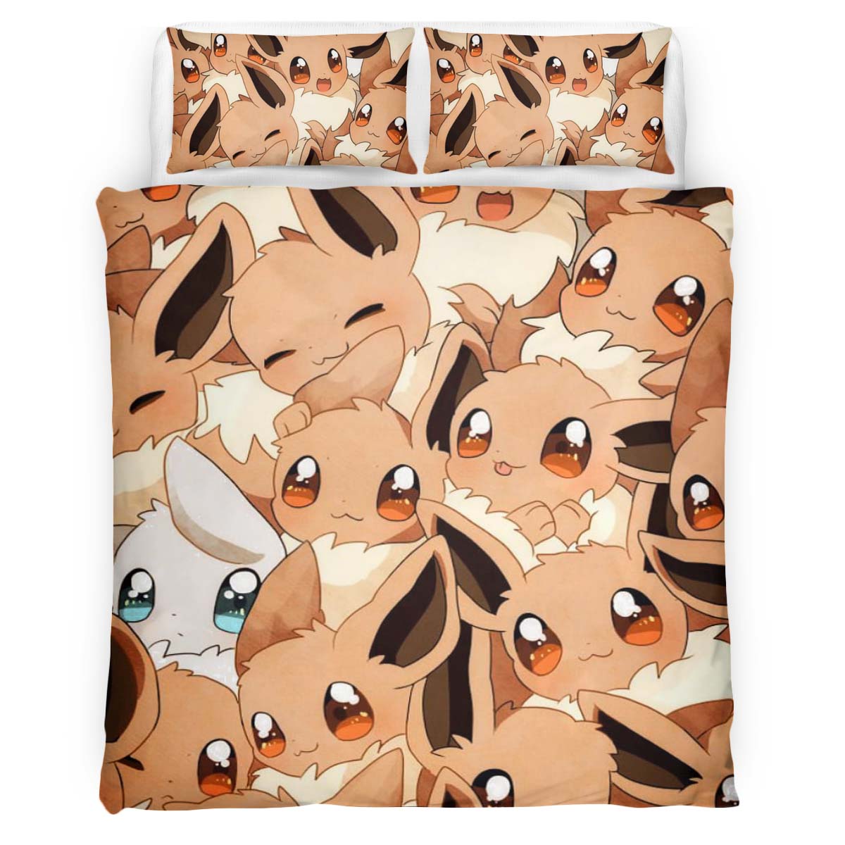 Housse De Couette Mentali Pokémon 6 Parure de lit Ensemble De Literie