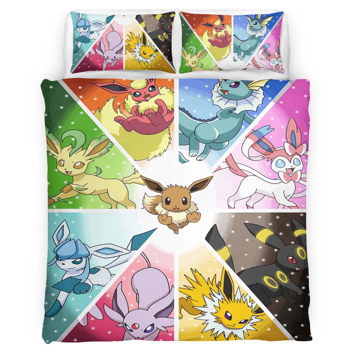 Housse De Couette Évolution Poké Ball Pokémon 5 Parure de lit Ensemble De Literie