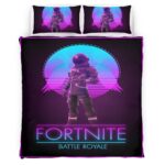 Housse De Couette Fortnite Battle Royale Espace Galaxie Rétro Parure de lit Ensemble De Literie