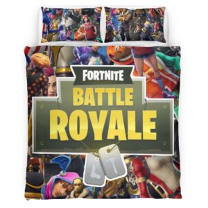 Housse De Couette Fortnite Battle Royale Tous les personnages 02 Parure de lit Ensemble De Literie