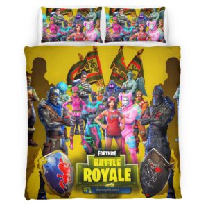 Housse De Couette Fortnite Battle Royale Victoire Omega Raptor Brite Bomber Parure de lit Ensemble De Literie
