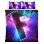Housse De Couette Fortnite Salle de jeu Sang Parure de lit Ensemble De Literie