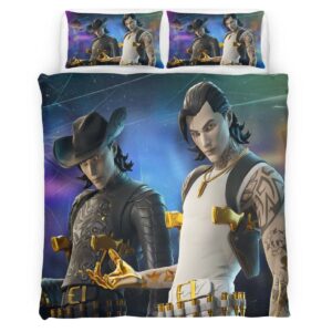 Housse De Couette Fortnite Midas Hors-la-loi Parure de lit Ensemble De Literie