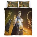 Housse De Couette Fortnite Midas Skin Parure de lit Ensemble De Literie