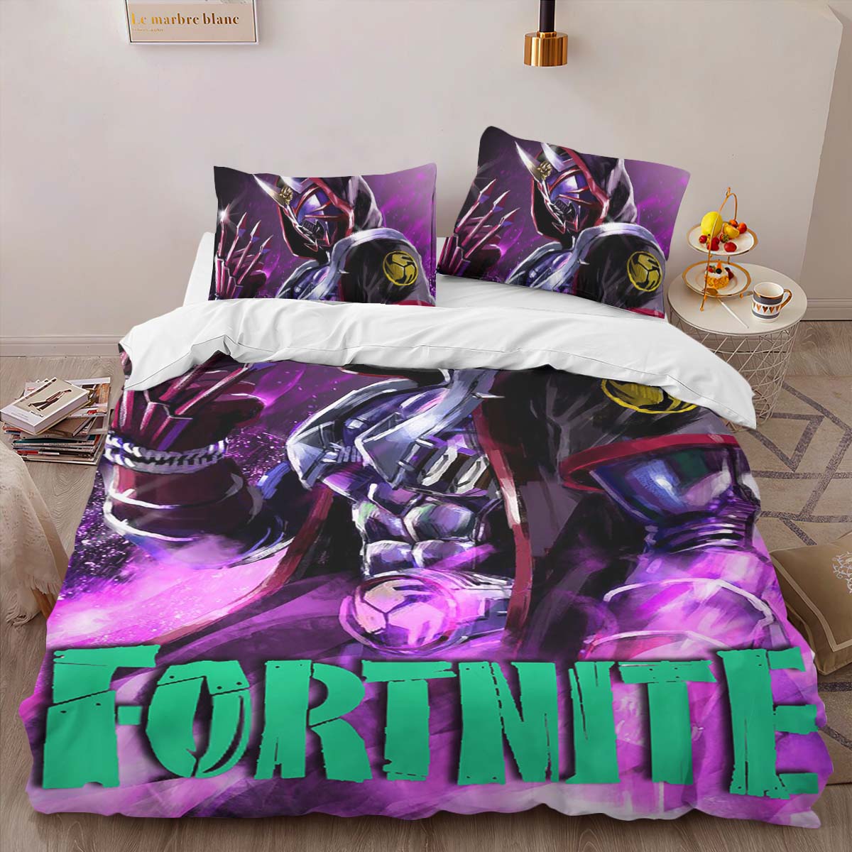 Housse De Couette Fortnite Samouraï FN03 Parure de lit Ensemble De Literie – Image 2