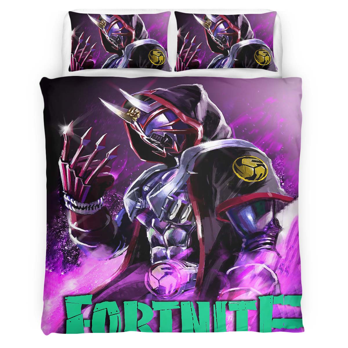 Housse De Couette Fortnite Samouraï FN03 Parure de lit Ensemble De Literie