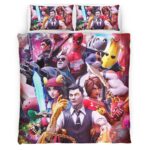 Housse De Couette Fortnite Skin Summit Seeker Evie Midas Peely Parure de lit Ensemble De Literie
