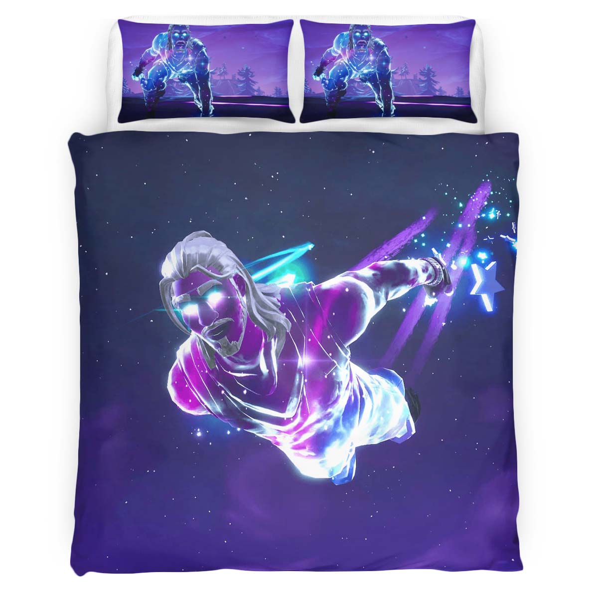 Housse De Couette Skin Galaxie Fortnite 04 Parure de lit Ensemble De Literie