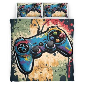 Housse De Couette Manette de jeu 5 Parure de lit Ensemble De Literie