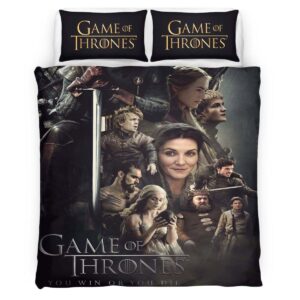 Housse De Couette Game of Thrones Tous les personnages 04 Parure de lit Ensemble De Literie