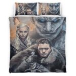 Housse De Couette Game of Thrones L’hiver arrive Personnage 07 Parure de lit Ensemble De Literie