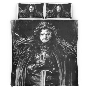 Housse De Couette Game of Thrones Jon Snow 03 Parure de lit Ensemble De Literie
