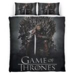 Housse De Couette Game of Thrones Ned Stark 01 Parure de lit Ensemble De Literie