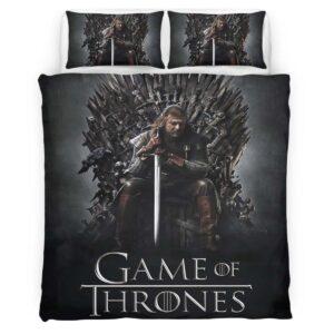 Housse De Couette Game of Thrones Ned Stark 01 Parure de lit Ensemble De Literie