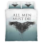 Housse De Couette Game of Thrones Tous les hommes doivent mourir 7 Parure de lit Ensemble De Literie