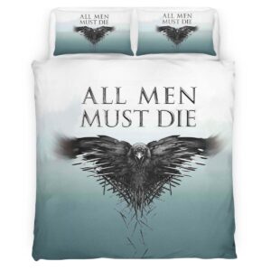 Housse De Couette Game of Thrones Tous les hommes doivent mourir 7 Parure de lit Ensemble De Literie