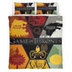 Housse De Couette Game of Thrones Maisons 2 Parure de lit Ensemble De Literie