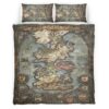 Housse De Couette Game of Thrones Carte 01 Parure de lit Ensemble De Literie