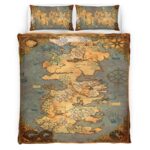 Housse De Couette Game of Thrones Carte 03 Parure de lit Ensemble De Literie