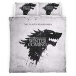 Housse De Couette Game of Thrones L’hiver arrive 02 Parure de lit Ensemble De Literie