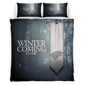 Housse De Couette Game of Thrones L’hiver arrive 15 Parure de lit Ensemble De Literie
