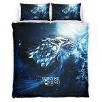 Housse De Couette Game of Thrones L’hiver arrive 41 Parure de lit Ensemble De Literie