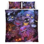 Housse De Couette Ectoplasma Pokémon Parure de lit Ensemble De Literie