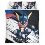 Housse De Couette Greninja Pokémon Parure de lit Ensemble De Literie