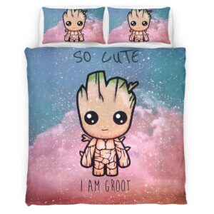 Housse De Couette Groot I Am Groot 2 Parure de lit Ensemble De Literie
