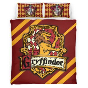 Housse De Couette Maison Gryffondor Harry Potter 02 Parure de lit Ensemble De Literie