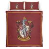 Housse De Couette Logo Maison Gryffondor Harry Potter Parure de lit Ensemble De Literie