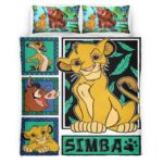 Housse De Couette Hakuna Matata Le Roi Lion Personnages 4 Parure de lit Ensemble De Literie