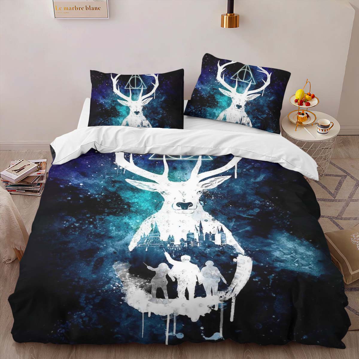 Housse De Couette Harry Potter Always Expecto Patronum Parure de lit Ensemble De Literie – Image 2