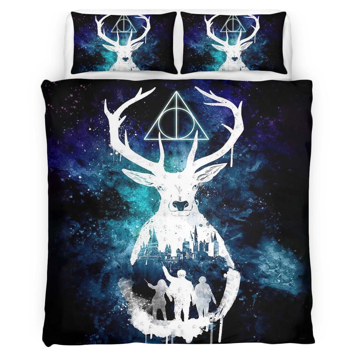 Housse De Couette Harry Potter Always Expecto Patronum Parure de lit Ensemble De Literie