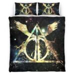 Housse De Couette Harry Potter Always Vif d’Or Parure de lit Ensemble De Literie