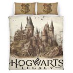 Housse De Couette Harry Potter et Hogwarts Legacy Parure de lit Ensemble De Literie