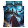 Housse De Couette Harry Potter et l’École de Poudlard Parure de lit Ensemble De Literie