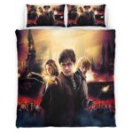 Housse De Couette Harry Potter et les Reliques de la Mort Parure de lit Ensemble De Literie