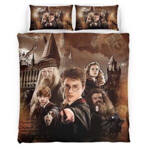 Housse De Couette Personnages Harry Potter 2 Parure de lit Ensemble De Literie