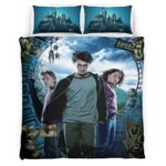 Housse De Couette Personnages Harry Potter 3 Parure de lit Ensemble De Literie