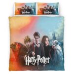 Housse De Couette Harry Potter Harry Hermione Ron Parure de lit Ensemble De Literie