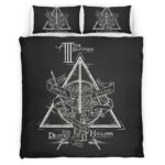 Housse De Couette Harry Potter Les Reliques de la Mort – Les Frères Parure de lit Ensemble De Literie