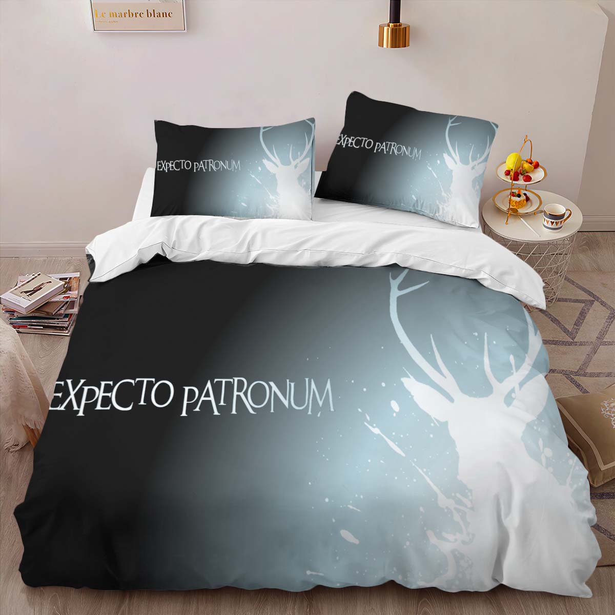 Housse De Couette Harry Potter Expecto Patronum 2 Parure de lit Ensemble De Literie – Image 2