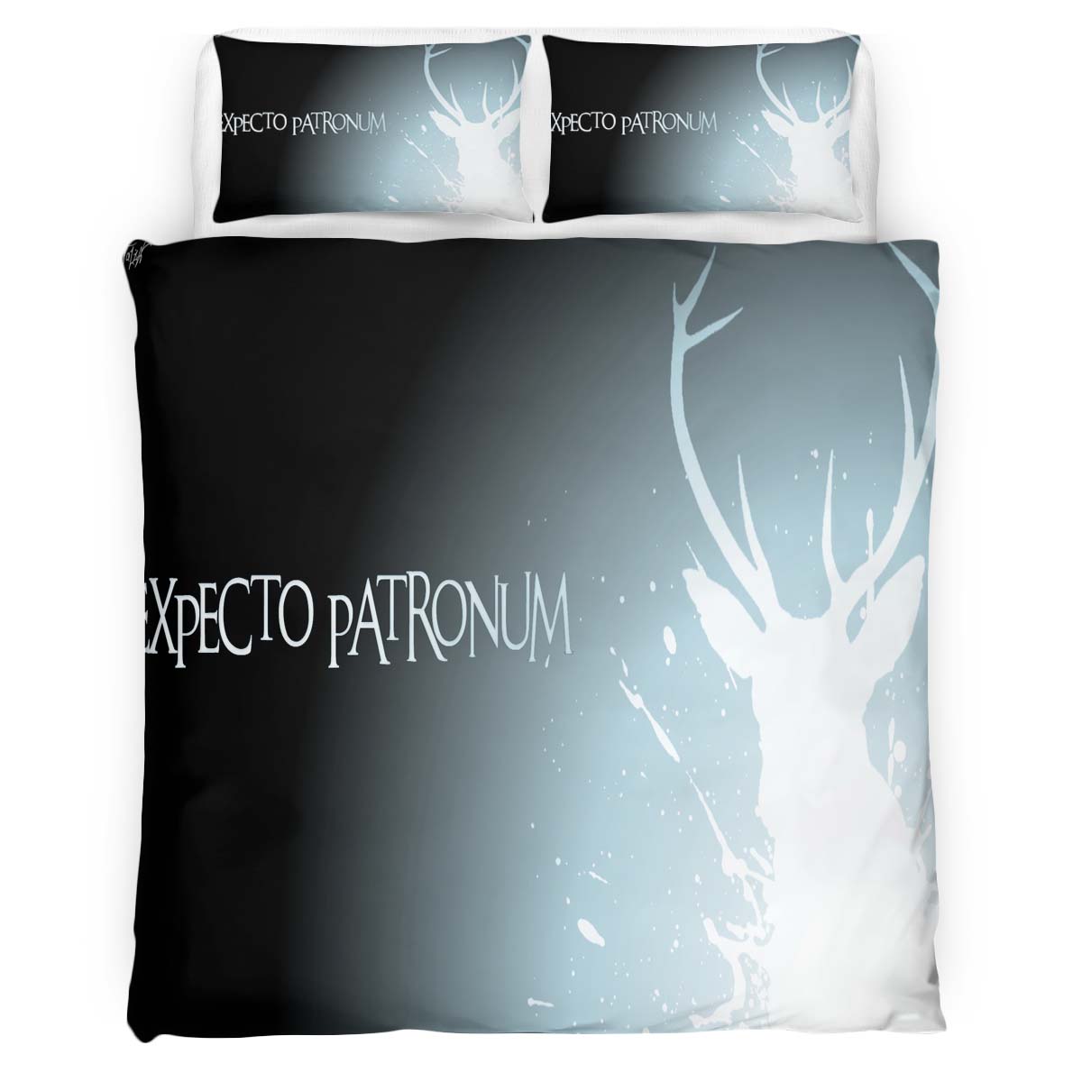 Housse De Couette Harry Potter Expecto Patronum 2 Parure de lit Ensemble De Literie