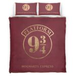 Housse De Couette Harry Potter Poudlard Express Parure de lit Ensemble De Literie