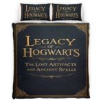 Housse De Couette Harry Potter Hogwarts Legacy – Artefacts Perdus et Sorts Anciens Parure de lit Ensemble De Literie