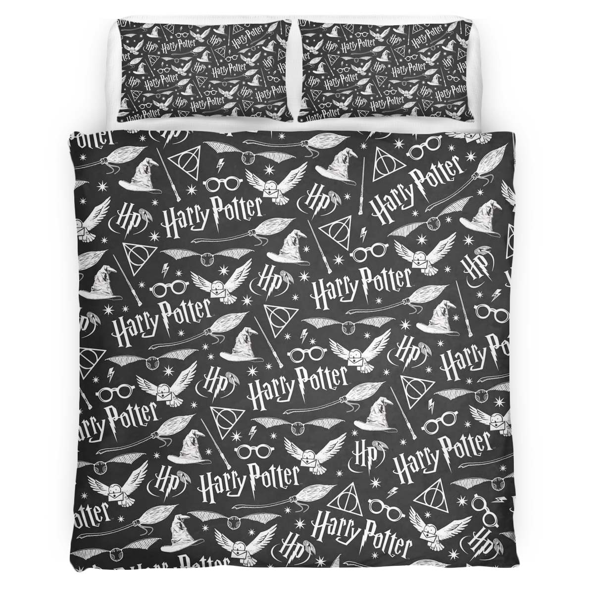 Housse De Couette Harry Potter École de Poudlard 14 Parure de lit Ensemble De Literie