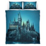 Housse De Couette Harry Potter Poudlard Parure de lit Ensemble De Literie