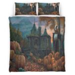 Housse De Couette Harry Potter École de Poudlard 7 Parure de lit Ensemble De Literie