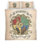 Housse De Couette Harry Potter École de Poudlard 8 Parure de lit Ensemble De Literie